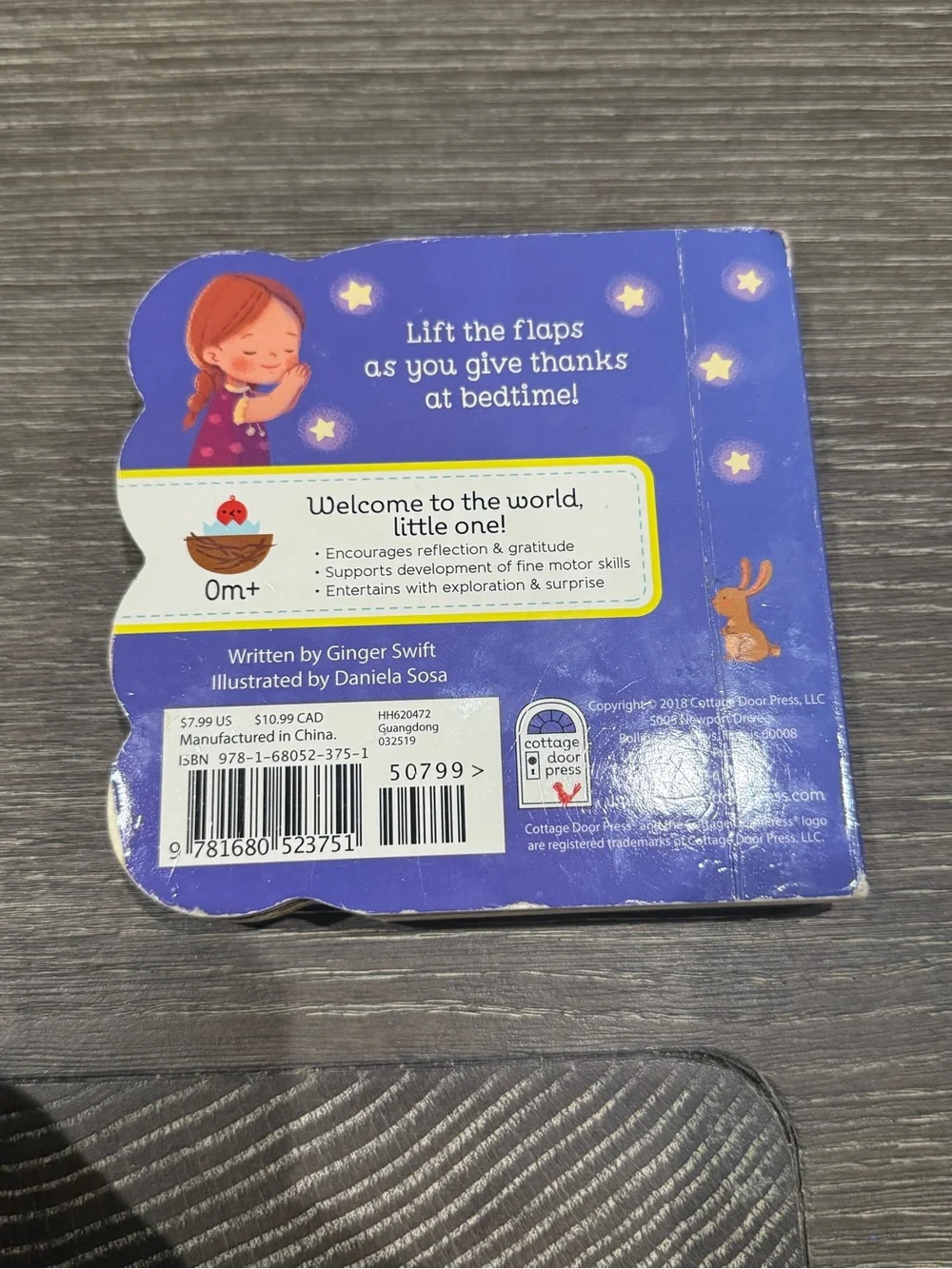 Used Good Night, God - Purple Lift-a-Flap Kids Book